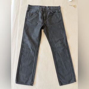 Levi’s — Men’s 513 Classic Straight Dark Coffee Brown Jeans — Size 38 x 32